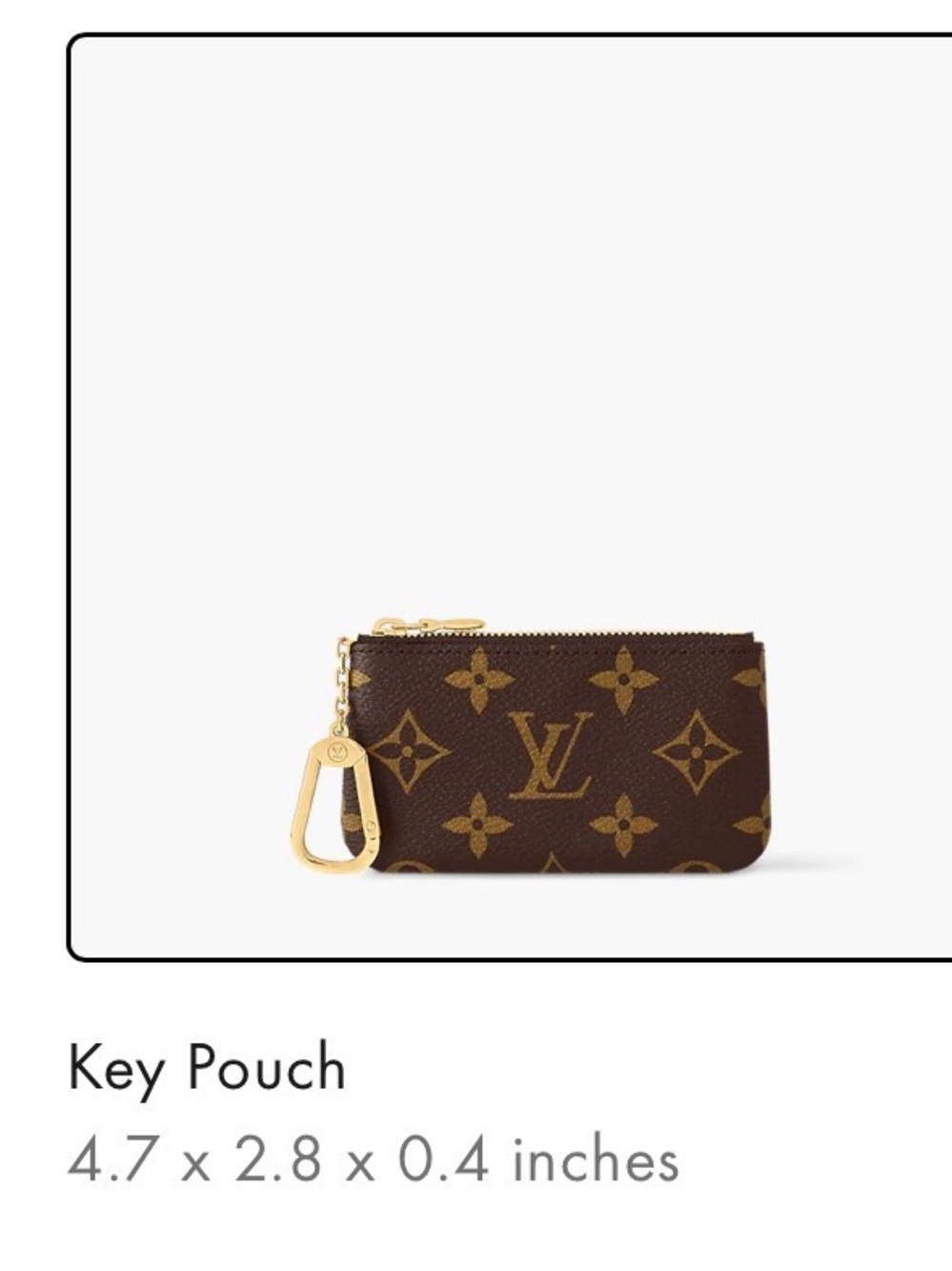 Louis Vuitton Damier Ebene Key & Card Holder in Brown - Picture 4 of 4